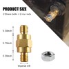 Ohleats 2 PCS Side Post Battery Terminal Bolt 3/8"-16, Brass