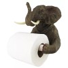 Ebros Pachyderm Servant Safari Elephant Holding Toilet Tissue Paper Holder