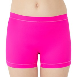 QBK Toddler Girls Swim Shorts 2T-14 Boyshort Swimsuit UPF 50+ Quick Dry Rash Guard Swim Bottoms (Hot Pink, 8Years)