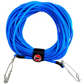 Diamond Braid Polypropylene Float Line 1/4" for Spearfishing and Water Sports by Spearfishing World (Blue, 60ft)