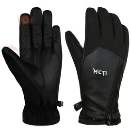 HCMCTIH2A-MCTi Gloves Men's Cycling Gloves Winter Gloves Running Gloves Sports Gloves Touchscreen Gloves Warm Black Waterproof for Winter Spring