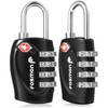 Fosmon TSA Accepted Luggage Locks, Resettable Multi-Use 4 Digit Combination