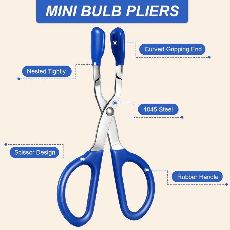 Mini Light Bulb Removal Tool Halogen Bulb Pliers, Car Dashboard