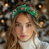 allydrew Wide Knotted Headbands, Top Knot Headbands for Women, Holiday