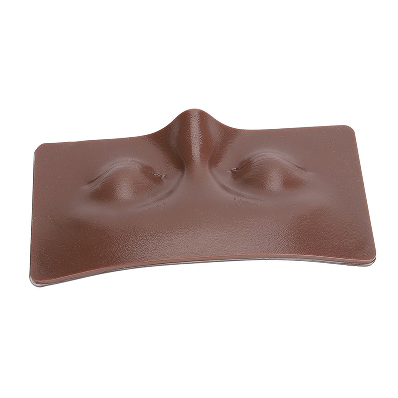 Eye Makeup Practice Board Closing Eyes Reusable Silicone Mannequin Face