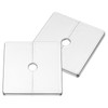 sourcing map 2Pcs ABS Plastics Square Shaped Escutcheon Plate, Wall