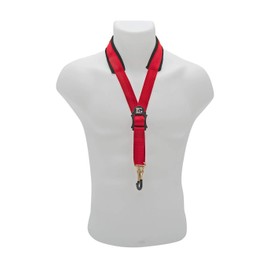 BG COMFORT Red Strap Alto/Tenor Saxophone Metal Snap Hook S19MSH