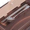 Stainless Steel Lunch Box with Cutlery Compartment for Office Worker