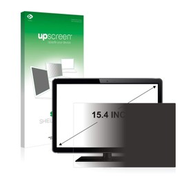 upscreen 15.4 Inch Privacy Filter for 15.4 Inch Flat Screens (39.1 cm) [332 x 208 mm, 16:10] - Privacy Screen Protector Anti-Spy, Privacy Filter