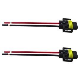 New Two Harness Wire Pigtail Female S H11 Head Light Low Beam Bulb Connector Fit for Nissan Leaf S Hatchback 4-Door Battery EV (EV/BEV) 4040 2021 2022