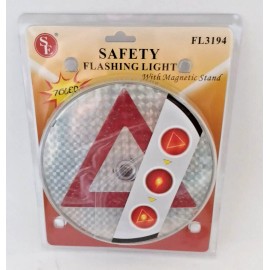 S E Triangle Flashing LED Work Light Car Road Emergency Warning Lamp Roadside Safety