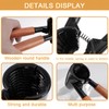 Multifunctional Nutcracker and 3 Cleaning Brushes, Nutcracker Walnuts with Non-Slip