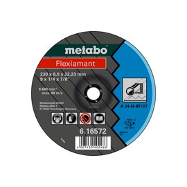 Metabo 616730000 Flexiamant Steel Disc, Green, 125 x 6.0 x 22.2 mm