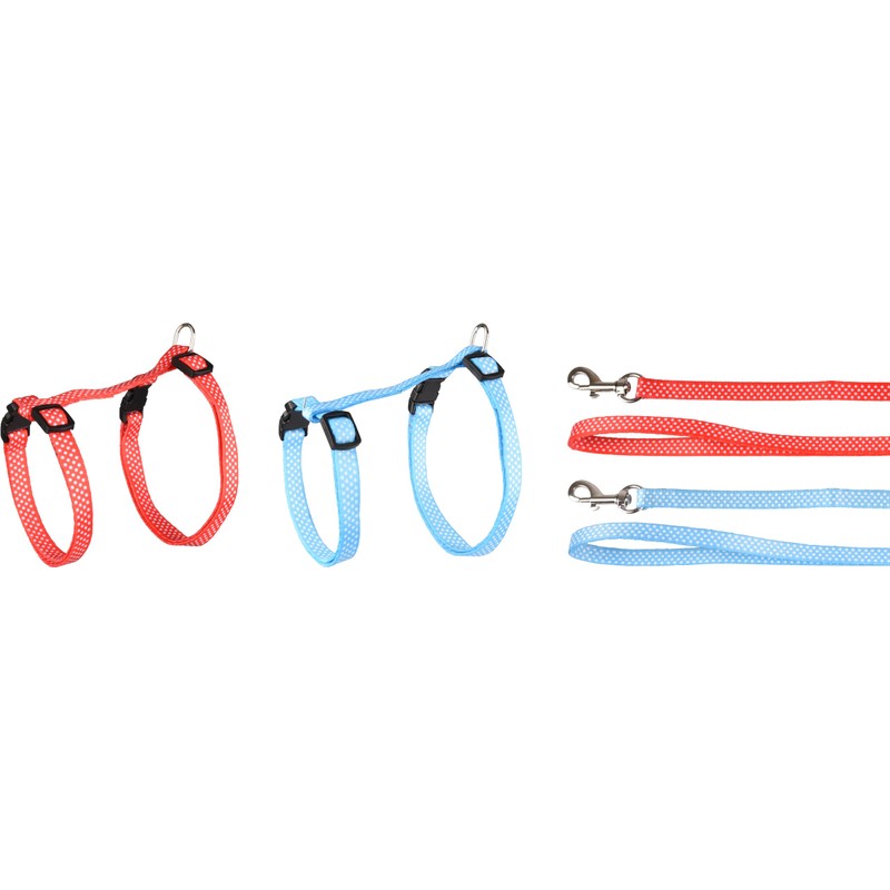 AIWA Kitten Harness and Lead 15-25 cm 10 mm Assortment