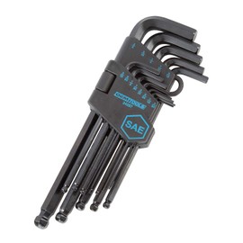 OEMTOOLS 24287 13-Piece SAE Hex Key Set, Allen Wrenches Set, Long Arm Ball End Hex Key Wrench Set, Allen Key Storage
