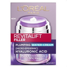 L'Oreal Paris Revitalift Filler Plumping Water Cream Hyaluronic Acid 50mL