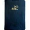 Schlachter 2000 Bibel - Taschenausgabe (Softcover, schwarz, Goldschnitt, Griffregister) -