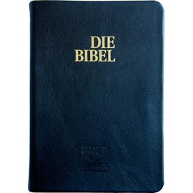 Schlachter 2000 Bibel - Taschenausgabe (Softcover, schwarz, Goldschnitt, Griffregister) - mit Produktionsmangel: Taschenausgabe mit Parallelstellen, ... / neue Rechtschreibung / Fadenheftung