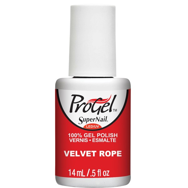 Supernail Progel Nail Lacquer, Velvet Rope, 0.5 Fluid Ounce