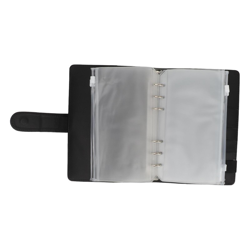A6 Loose Leaf Notebook with Paper Detachable Leather Cover 6