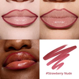 KIMUSE Peel Off Lip Liner Stain, Long Lasting Lip Tint Stain, Waterproof, Transfer-Proof, Highly Pigmented Color Lip Stain Liner, Matte Finish