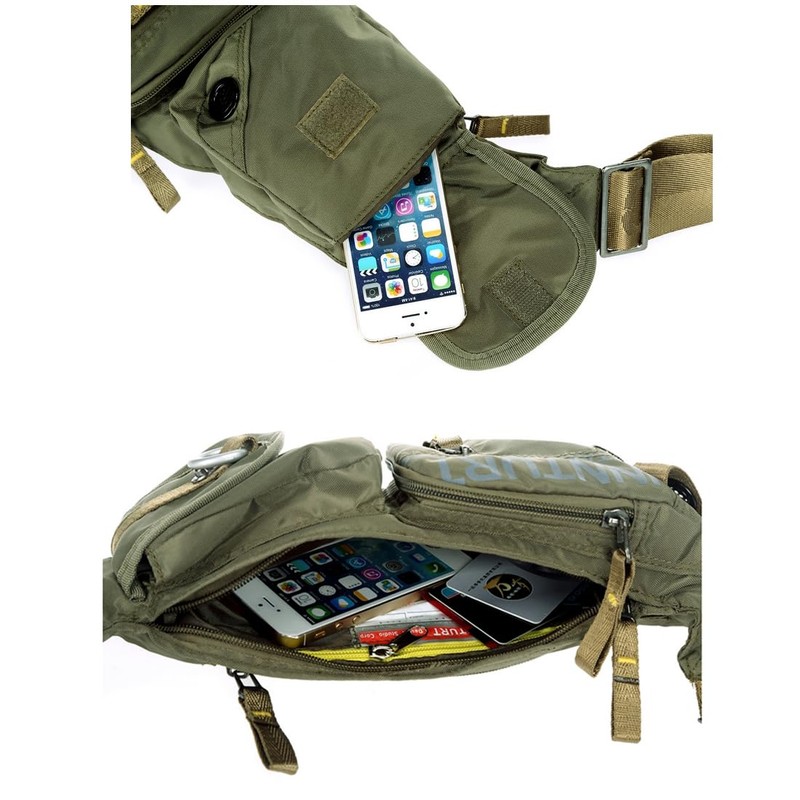 Innturt Nylon Bodybag Backpack, green