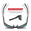 DUCO Polarized Sunglasses for Men 100% UV400 Protection Metal Frame