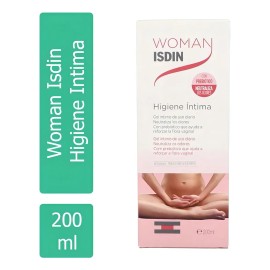 Gel Íntimo ISDIN Woman 200ml | Fórmula Delicada para Higiene Diaria | Protección y Confort