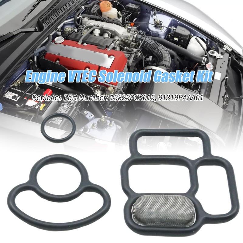 Vkinman 15825PCX015 Engine VTEC Solenoid Gasket Kit, Replacement for Honda