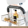 DELLAN Hanging Shower Caddy, Shower Rack with Hooks for Shower