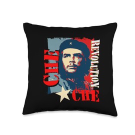Revolution Ernesto Che Guevara Guerrilla Fighter Throw Pillow
