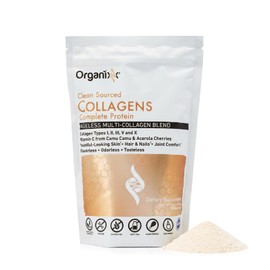 Organixx Péptidos De Colágeno En Polvo Con Vitamina C, Colágeno Hidrolizado De Tipos I, Ii, Iii, V Y X, Para El Cabello, Las Uñas, La Piel, Los...    