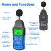 Decibel Measuring Device, Digital Sound Level Meter, Measuring 30 dBA