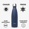 Qwetch - Insulated Flask Granite Thermos Flask - Blue 500