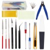 Binifimux 18pcs Crafts Basic Model Tool Kit, Hobby Building Tools