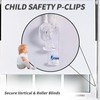 YAFIYGI 8Pcs Blind Cord Holder Roller Shade Clear Safety Chain