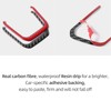 BETTERHUMZ Car Steering Wheel Button Frame Trim for Ford Mustang