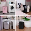 efluky Slim Laundry Hamper with Wheels, Rolling Laundry Basket for