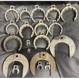 na Crows foot wrench, 2-3/4, line style, 12 pt,1/2 drive, USA, NOS.