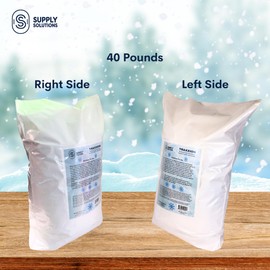 Supply Solutions Traxxion Granular Traction with Ice Melt | Pet Safe Ice Melt Snow Salt | Non Toxic Winter Salt for Driveways, Sidewalks and Various Terrain | Ice Salt That Lasts Longer (40 Pounds)