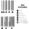NEIKO 10224A 1/4" Extra Long Security Bit Set, 32 Piece