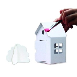 A Small Paper House Craft Kit with Bibabox