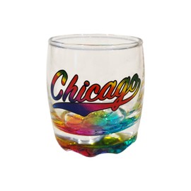 Chicago Jumbo Rainbow Shot Glass