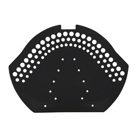 Decket Ridge Disc, Universal Ridge Cover Against Pollution, Rainwater, Weathering and Animals, UV-Resistant & Impact Resistant, Burr Disc for Ventilation of the Roof Ridge Area, Black