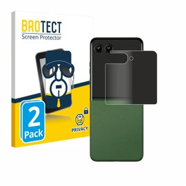 brotect (2 Pack Privacy Screen Protector compatible with Motorola Razr 50 (Back display) [Anti-Spy, Protection-Film, Blue Light Filter]