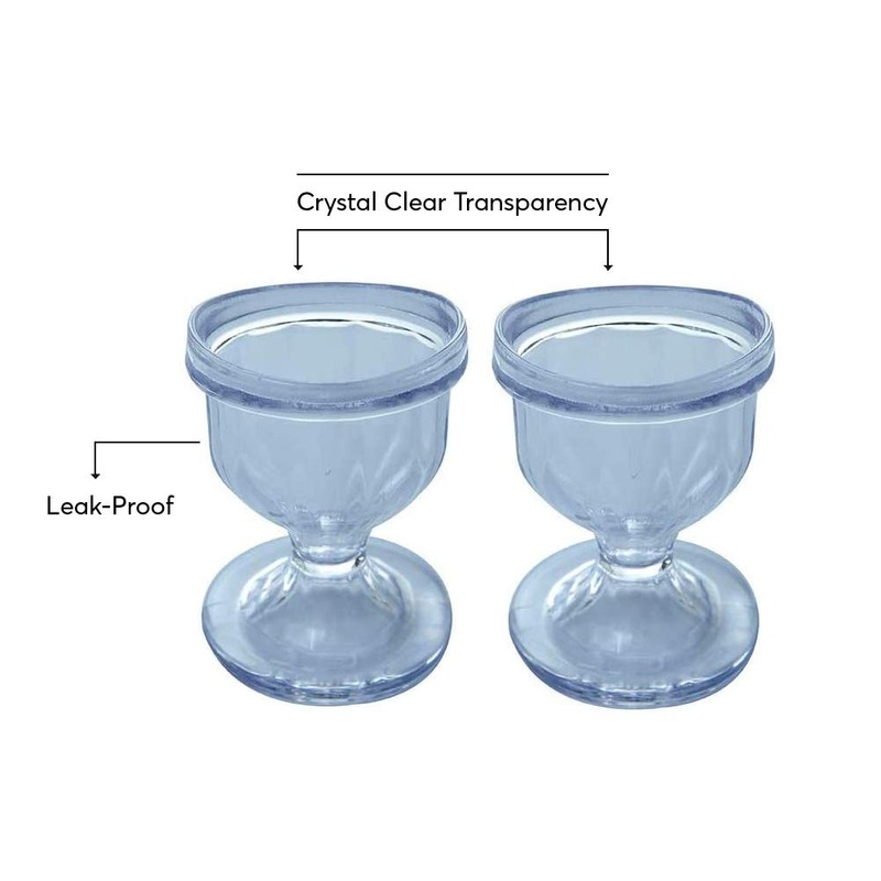 ChillEyes Transparent Eye Wash Cups for Effective Eye Cleansing -