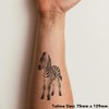 'Zebra Foal' Temporary Tattoo - Water Resistant, Skin-Safe, Non-Toxic Transfer