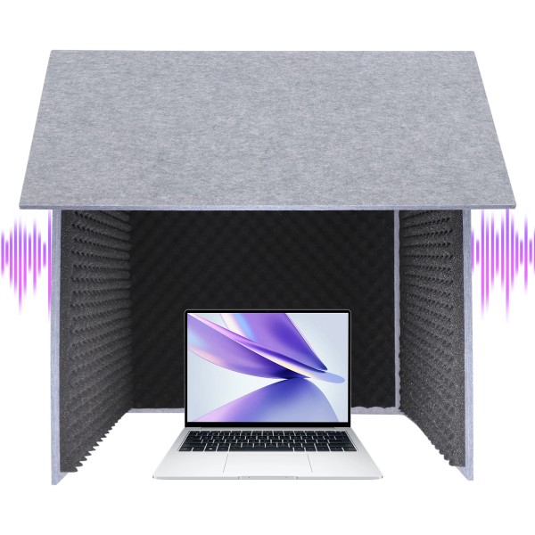 Unbranded Soundproof Booth Portable Studio Sound Recording Desktop Soundproof Cover