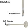 VideoSecu Security Camera Wall Ceiling Mount Bracket Stand Tilt Swivel