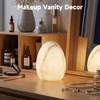 AUGE LIGHT Marble Touch Lamp, Cordless Rechargeable LED Night Light,